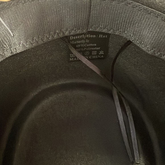 Black bolero  Fedora wide brim - Picture 8 of 15